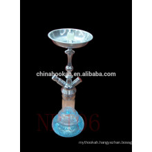 2015 new hookah/broken transparent shisha /middle zinc hookah NP106